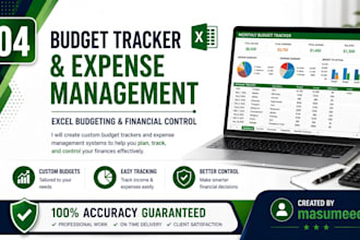 create a professional excel budget tracker and expense management spreads