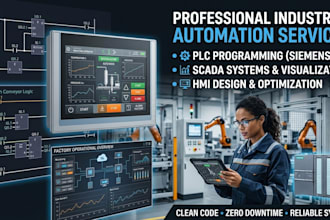 provide expert plc programming, scada, and hmi design services