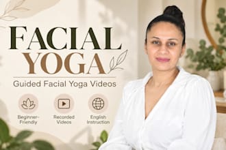 provide personalized facial yoga and facial toning exercises