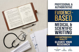 write evidence based medical and scientific articles