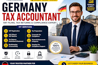 be your germany tax accountant for vat filing, tax returns, and compliance