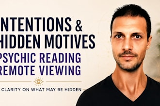 do psychic reading remote viewing for hidden intentions