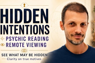 do psychic reading remote viewing for hidden intentions