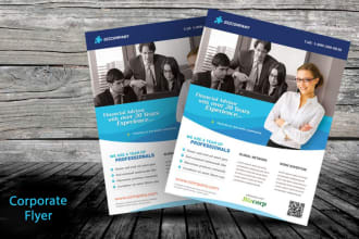 design corporate flyer, brochure within 6 hours