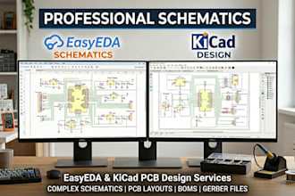 design professional schematics  easyeda and kicad