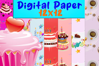 make custom digital paper for scrapbooking