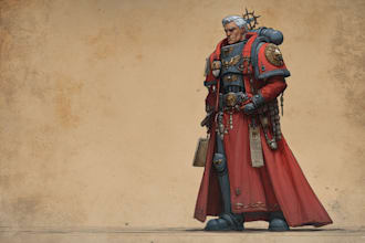 design custom warhammer 40k characters in grimdark style