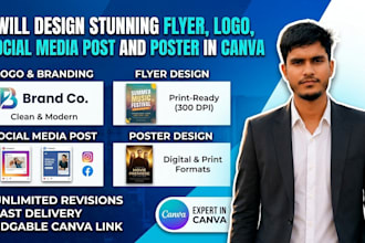do professional canva graphic design