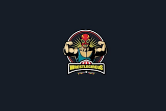 design significant modern wrestling company logo