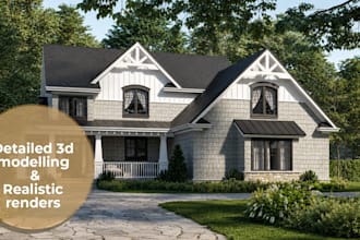create best sketchup and revit 3d models with realistic renders