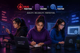 do manual website testing and bug reporting