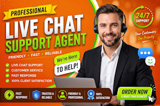 handle live chat agent for your social accounts