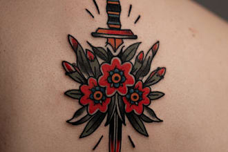 design traditional and neo traditional tattoos