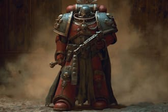 make a warhammer 40k character art