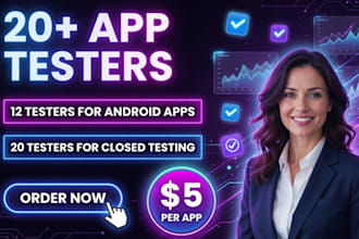 20 app testers provide 12 testers android app 20 testers for closed app testing