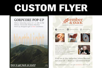 design a professional printable flyer