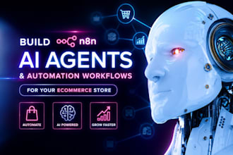 build n8n ai agents and automation workflows for your ecommerce store