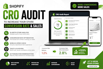 do a shopify cro audit to increase your conversion rate and sales