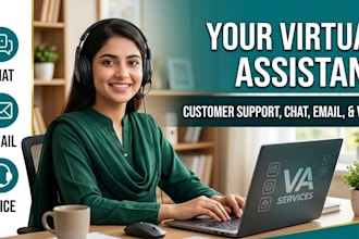 do customer support via chat, email, or voice as your virtual assistant