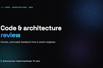review your code, architecture, or AWS setup as a senior engineer
