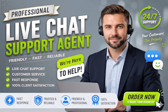be your live chat support agent csr cx for your business