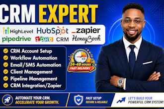 be your virtual assistant for hubspot CRM and honeybook setup