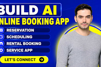 build ai online booking app reservation scheduling rental booking service app