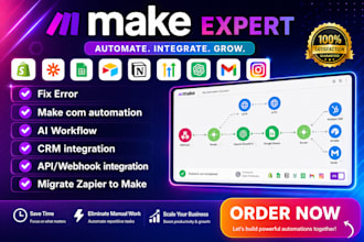 fix make com make com automation make com made com make com expert zapier