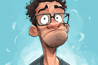 draw cartoon, cartoon character, caricature