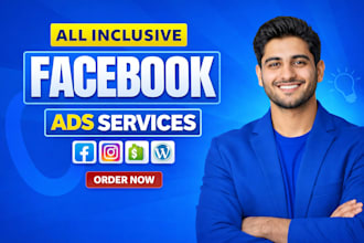 setup and manage facebook ads advertising marketing campaign, fb ,insta meta ads