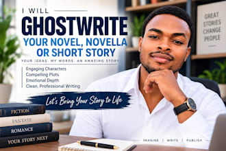ghostwrite romance, ya fantasy, novels, short stories, memoirs and selfhelp book