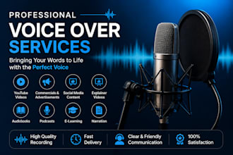 give you best adult voice over