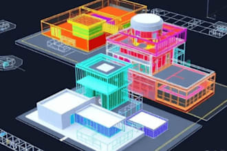 create revit family bim content from cad PDF or step file
