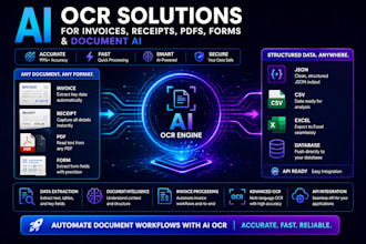 build ocr solution for invoices receipts pdfs forms and document ai