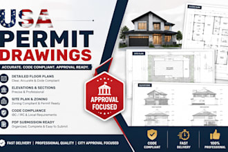 create permit drawings for city approval and permits