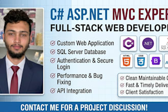 make fullstack website for your bussines
