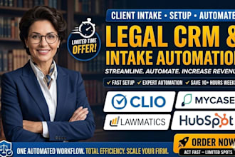 build clio grow lawmatics salesforce hubspot legal intake workflows attoneys gro