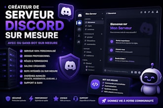 create your discord server or bot