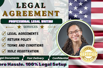 draft gdpr privacy policy, terms of use, legal document, lawsuit, motion, nda