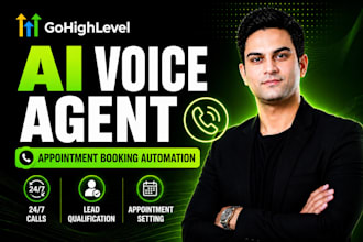 build gohighlevel ai voice agent and appointment setter