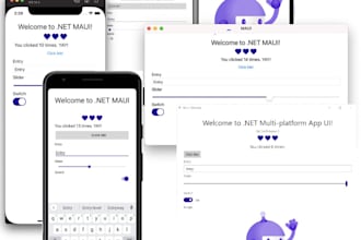 develop cross platform mobile app using xamarin and maui