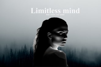 design a professional cinematic poster in photoshop