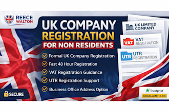register UK ltd company for non residence with fast company house filing hmrc