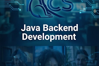 develop  java backend systems with spring boot
