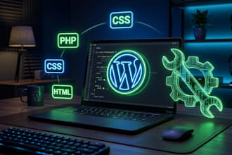 fix wordpress errors, HTML, CSS, PHP or database bugs