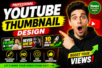 design amazing gaming youtube thumbnail