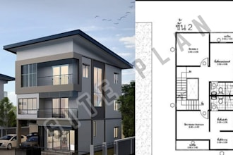 design 2d site plan, architect site plan, landscape plan for site plan