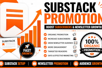 do substack promotion, substack setup, substack subscribers, substack newsletter