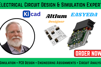 do electrical circuit design, simulation and assignments in multisim, pro