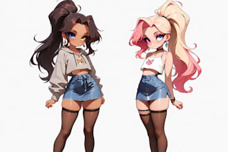 create custom vrchat avatar, furry avatar, vtuber and vrc 3d model